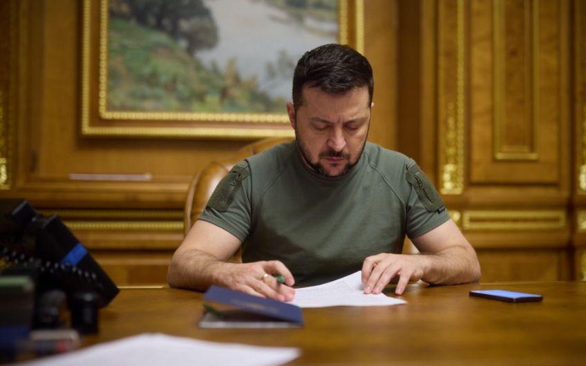 Zelensky signed a law allowing investigators and prosecutors to restrict business operations if they believe the business could interfere with an investigation.