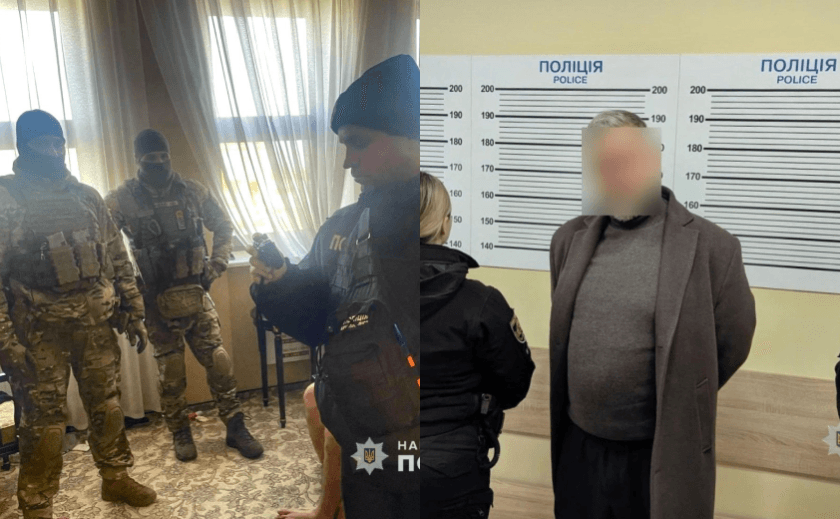 A hotel employee was held hostage and threatened with a grenade; law enforcement in Dnipro successfully rescued the man.