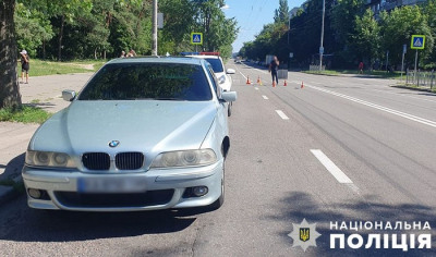 У Києві водій «BMW» збив дитину на пішохідному переході